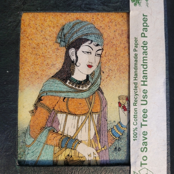 Gem Stones Precious-SemiPrec. 6"x7" Address Book and picts VG Cond. 100% cotton - Picture 11 of 14